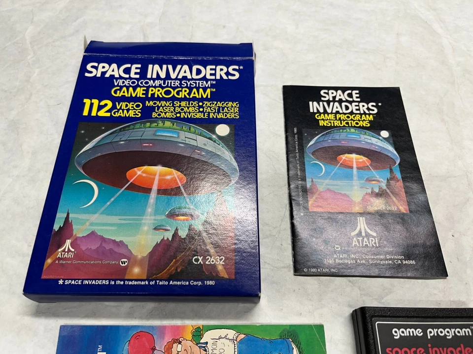 Atari VCS 2600 Game Complete in Original Box 1980 Space Invaders Matching Label - Image 4 of 4