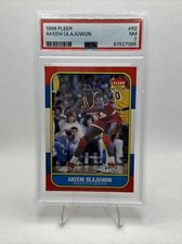 1986 Fleer #82 Hakeem Olajuwon (PSA 7)