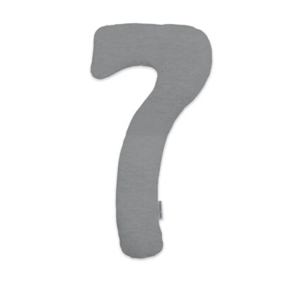 Theraline my7 Stillkissen Melange mittelgrau Bamboo Mikroperle & Thera-Rhomb TOP