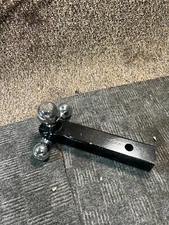 CURT Multi-Ball Mount 2" Solid Shank 1-7/8", 2" & 2-5/16" Chrome Ball R-2A1 V-5