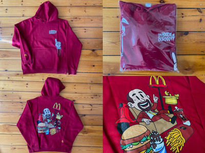 McDONALD S MONOPOLY STROMBERG Pullover Hoodie Gr. L/XL NEU OVP ungetragen unisex