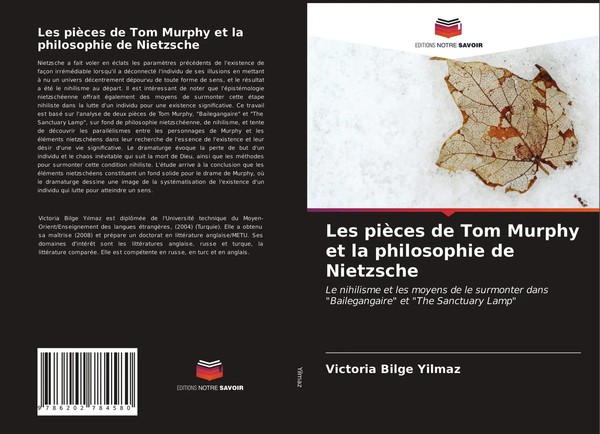 Victoria Bilge Yilmaz | Les PièCes De Tom Murphy Et La Philosophie De Nietzsche-image