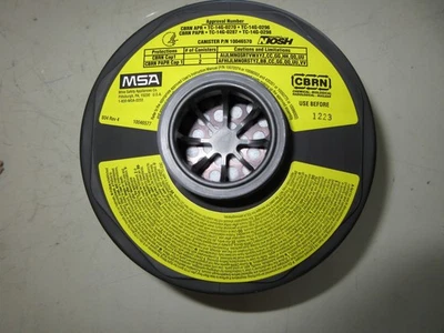 Filtro de máscara de gas MSA CBRN CAP 1 10046570 - Imagen 1 de 4