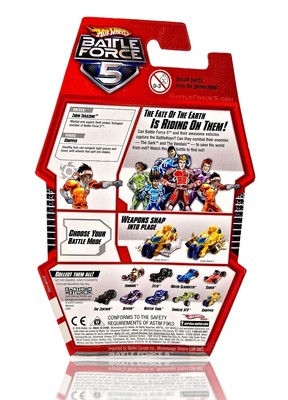 Hot Wheels Battle Force 5 Chopper Zoom Takazumi Snap On Weapons 1