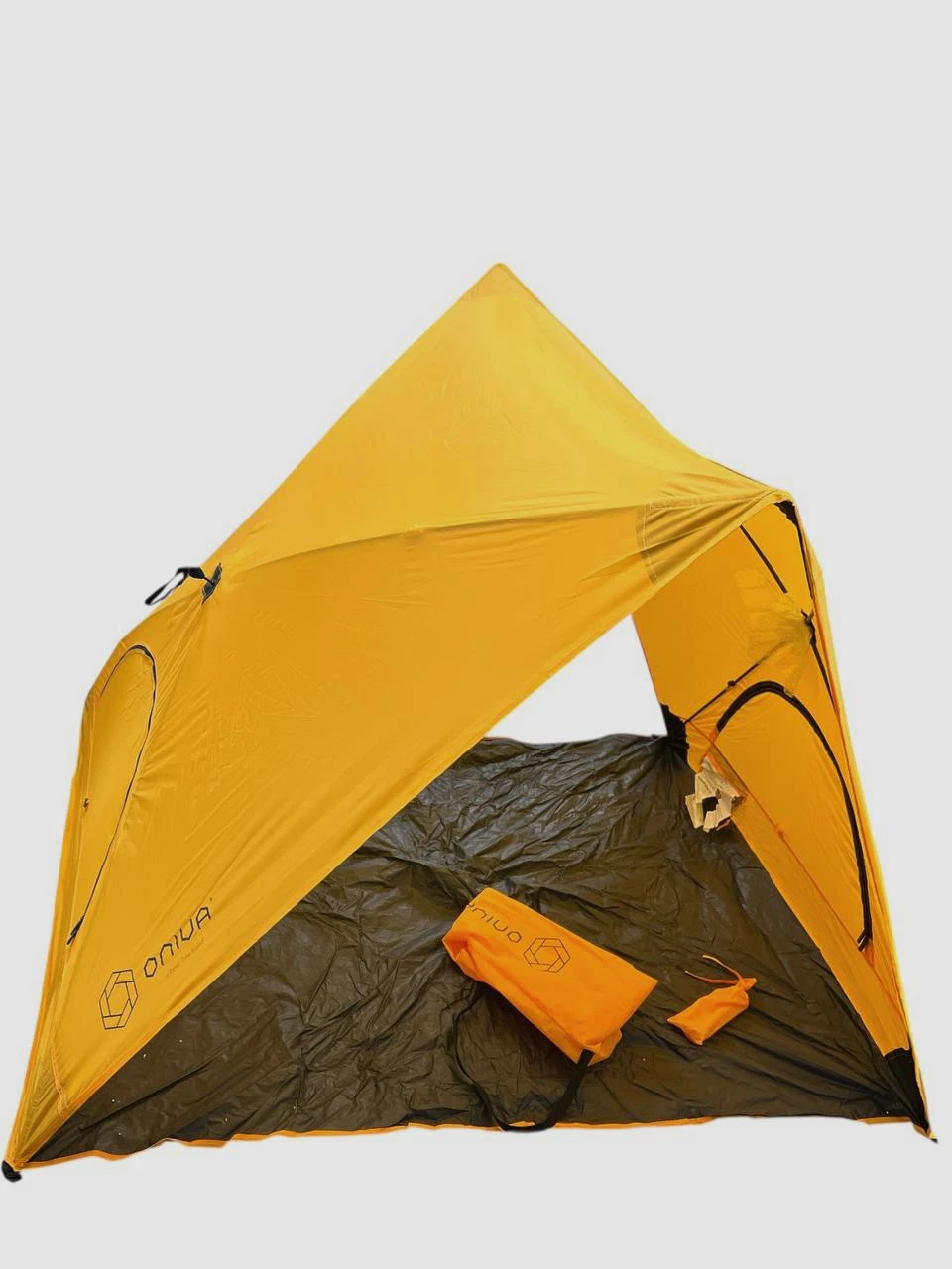 ONIVA Orange Pismo A-Frame Beach Pop Up Picnic Tent Portable Beach Shade