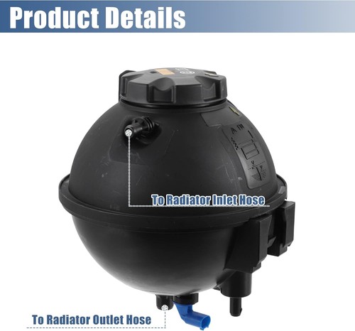 BMW F25 X3 X4 Coolant Reservoir Tank w/ Cap Sensor OEM 17138616418 - Picture 5 of 7