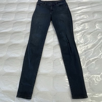 Raleigh Denim Haywood Jeans Sz 27x34 Blue Mid Rise Skinny Leg Stretch Cotton