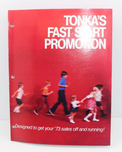 Vintage Tonka Promotional Catalog 1973 Tonka Assembly Line, 6 Pages Full Color