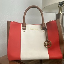 Michael Kors Colorblock Satchel Top Handle Re...