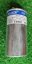 BOJACK 40+5 uF 40/5 MFD ±6% 370V/440 VAC CBB65 Dual Run Circular Start Capa