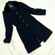 Cashmere Blend BURBERRY BLUE LABEL Coat 38 with Fur