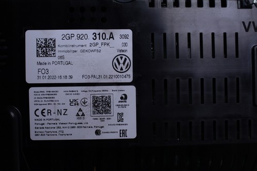 VW POLO VI 2G 2021r. LIFT Cruscotto tachimetro (OE) Pannello strumenti 2GP920310 - Imagen 6 de 7