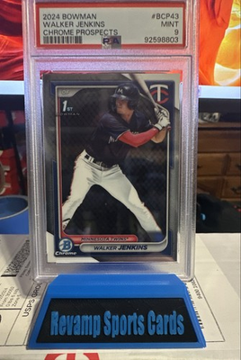 #ad 2024 Bowman Chrome Prospects Walker Jenkins #BCP 43 RC $19.95