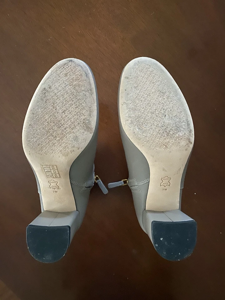 Botín de cuero para mujer Tory Burch Brooke 70 mm punta redonda talla 7 Foto 3 de 4