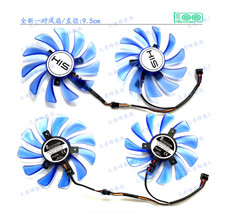 For HIS RX590 580 584 588 4GB/8GB IceQX2 OC Graphics Card Cooling Fan