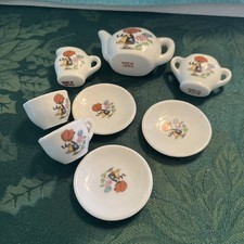 8 Piece Hollie HOBBIE Tea Set Incomplete VTG SEE PICS MADE IN JAPAN