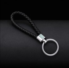 1PC PU Leather Keychain Car Keyrings Men Women Keychain Braided Woven Rope New