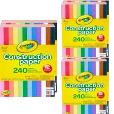 Crayola Construction Paper -1440 Count  (6pck), Bulk School Supplies For Kids,