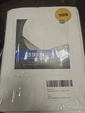 Utopia Bedding Queen Bed Skirt Premium Quality White New Sealed