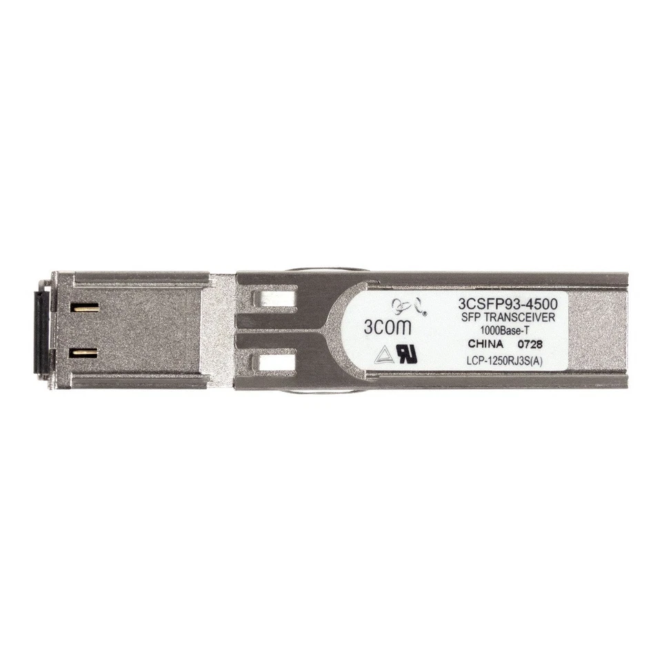 3COM 3CSFP93-4500 1000BASE-T SFP Gbic LCP-1250RJ3S (A) - Image 3 of 3