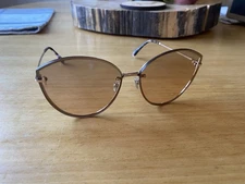 Tom Ford FT1106 Evangeline Sunglasses Women Shiny Rose Gold  63mm