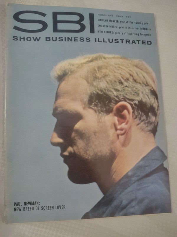SBI Show Business Illustrated Magazine February 1962 Paul Newman on Cover