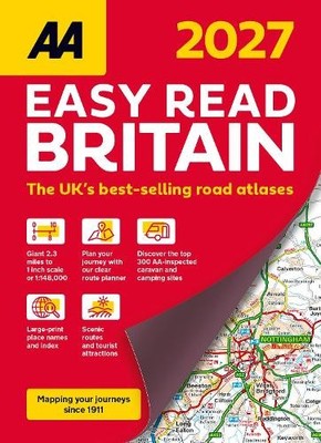 AA Easy Read Atlas Britain 2027 - 9780749584535