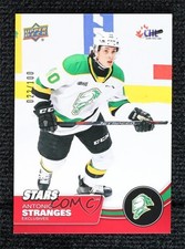2021-22 Upper Deck CHL Stars Exclusives 22/100 Antonio Stranges #325 0il7