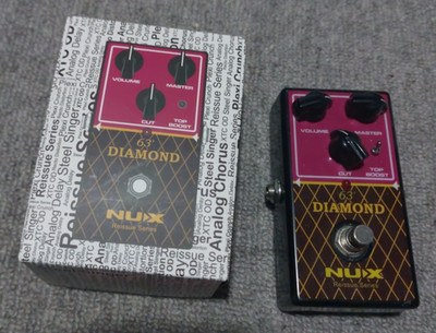   NUX Reissue Series 63 Diamond Overdrive Gitarren-Effektpedal NU-X NRO-6  