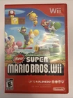 New ListingWII NEW SUPER MARIO BROS WII - CIB - Cleaned And Tested