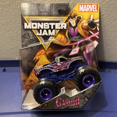 MONSTER JAM 1/64 MARVEL ''GAMBIT'' - NEW DIECAST MONSTER TRUCK