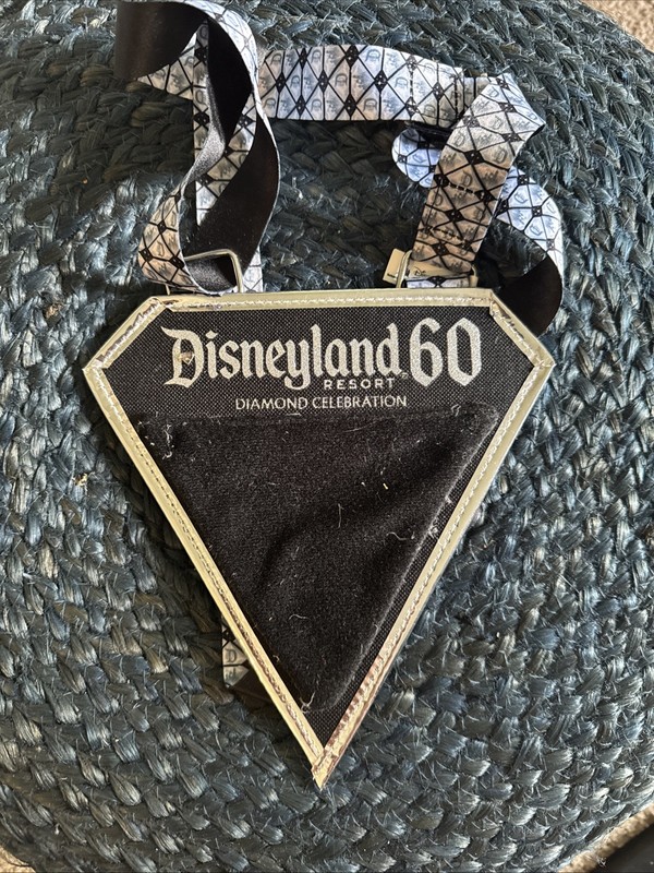 New Disneyland 60th Anniversary Celebration Pin Trading Lanyard