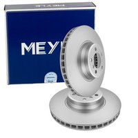 2X Meyle Bremsscheiben 374Mm BelÜFtet Vorne Passend FÜR BMW 7