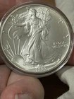 1990 Uncirculated American Silver Eagle 1 Oz .999 Fine Silver