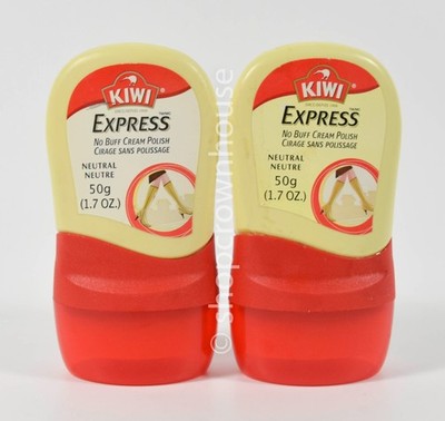 2 Tubes Kiwi Express No Buff Cream Polish Neutral 1.7 oz