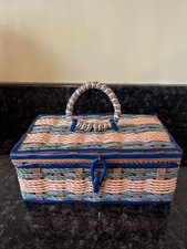 Vintage Small Sewing Basket