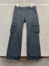 Gap Relaxed Fit Cargo Pants Boys 10 Gray Dark...