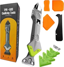9 in 1Caulk Smoothingand Grouting Tool, Silicone Remover，Sealant Trimming and Re