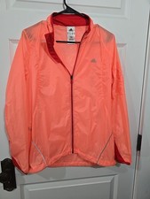 Adidas Womens Rain Jacket Full Zip Sz M