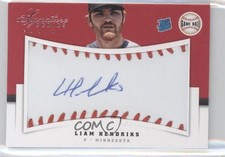 2012 Panini Signature Series Rated Rookie Game Ball /299 Liam Hendriks Auto 9qw