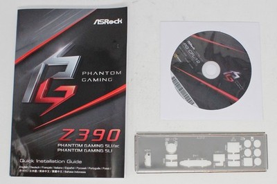 ASRock Z390 Phantom Gaming SLI - ATX Blende Slotblende IO Shield Blech (#38729)