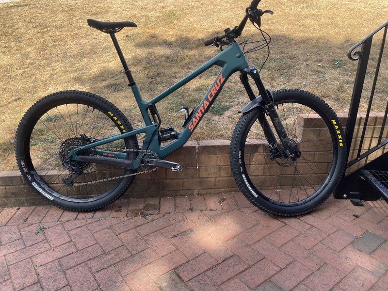 Santa Cruz Hightower 3 C S Carbon Full Suspension 29in XL Hydro Disc Green