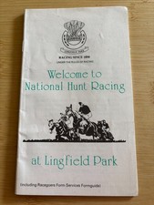 Second January Meeting, National Hunt Run At Lingfield Park 19/1/1989 Race Card