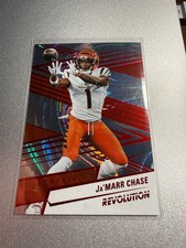 2025 Panini Revolution Ja’marr Chase Red Swirl #128 Cincinnati Bengals