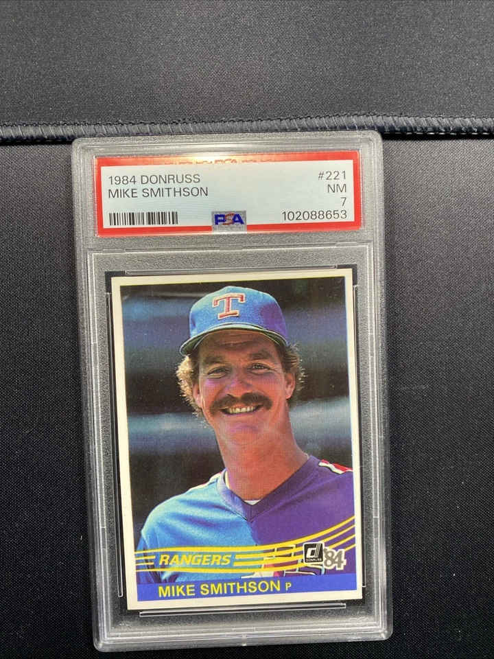 1984 Donruss - Mike Smithson #221 (RC) - Image 3 of 3