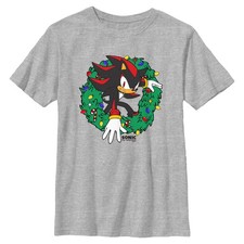 Boy's Sonic the Hedgehog Shadow In Wreath T-Shirt