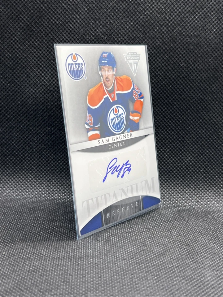2012-13 Titanium Reserve Sam Gagner Auto #41 Edmonton Oilers - Image 2 of 4