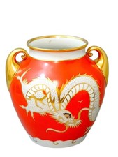 Fraureuth Art Deco Vase Drache um 1920