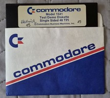 Original Commodore Floppy 1541 Test/Demo Diskette - Genuine part - Tested