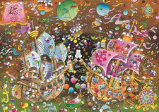 - 36527 - Mordillo Puzzle - the Kiss - 6000 Pezzi - Made in Italy - Puzzle Adult